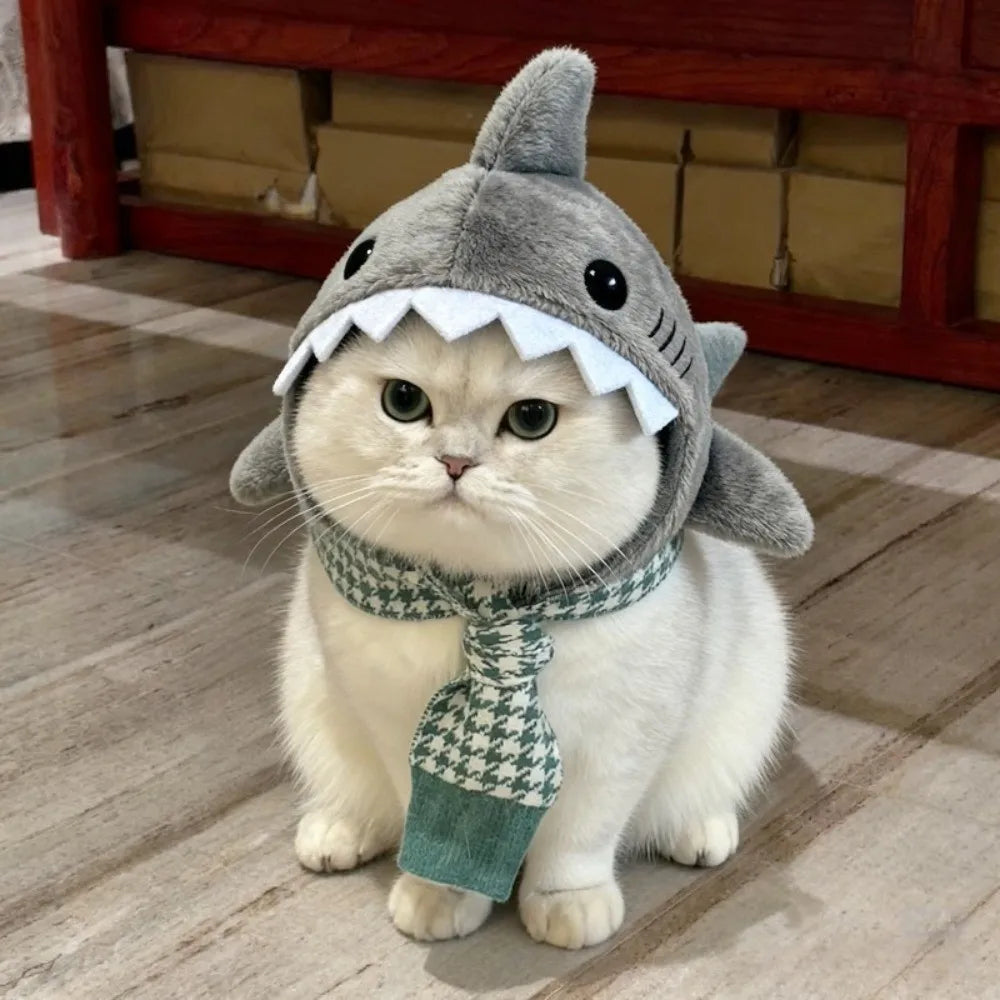 Shark Headdress Cat Costume