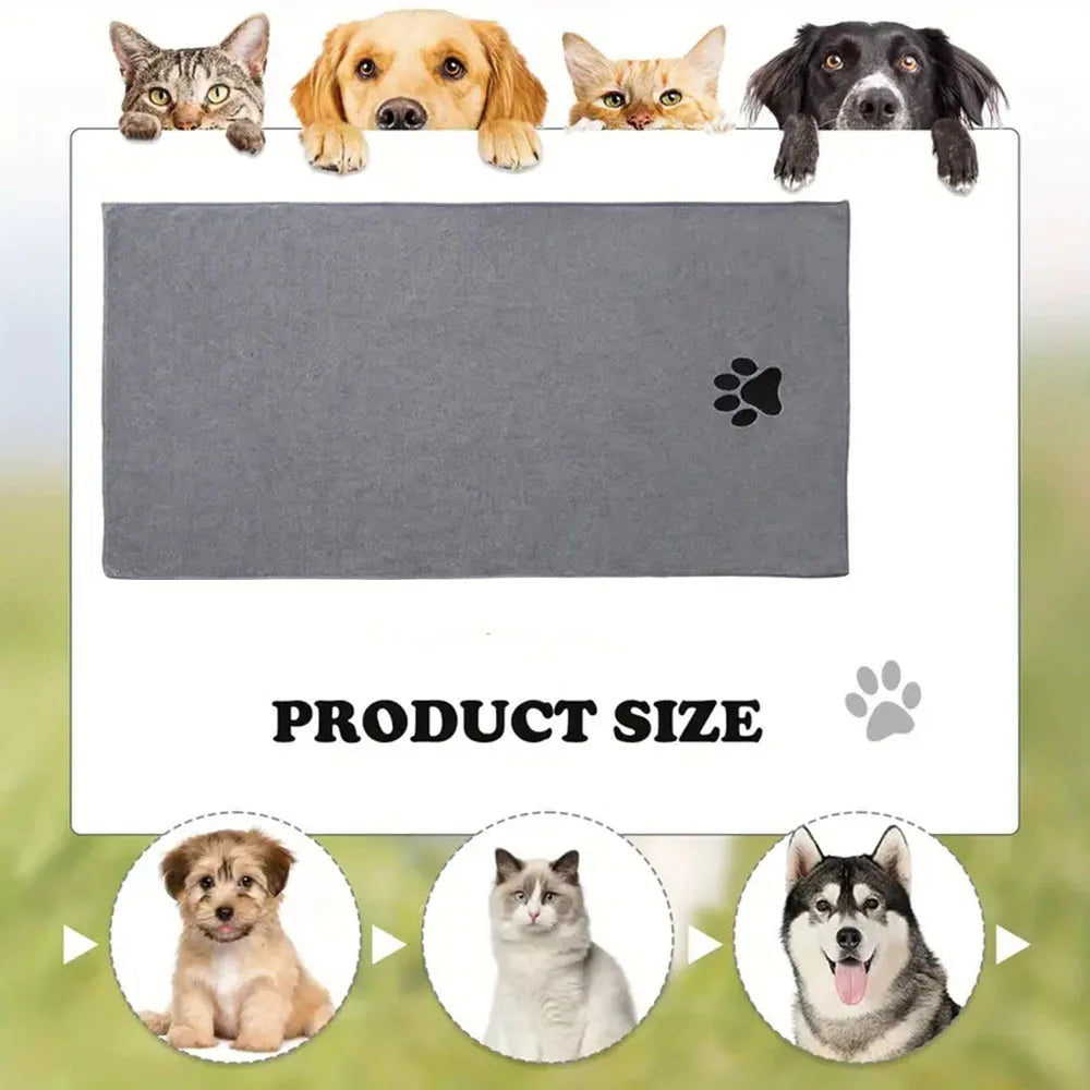 Microfiber Pet Bath Towel