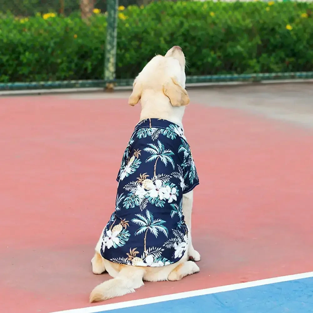 Hawaiian Style Summer Pet Shirt