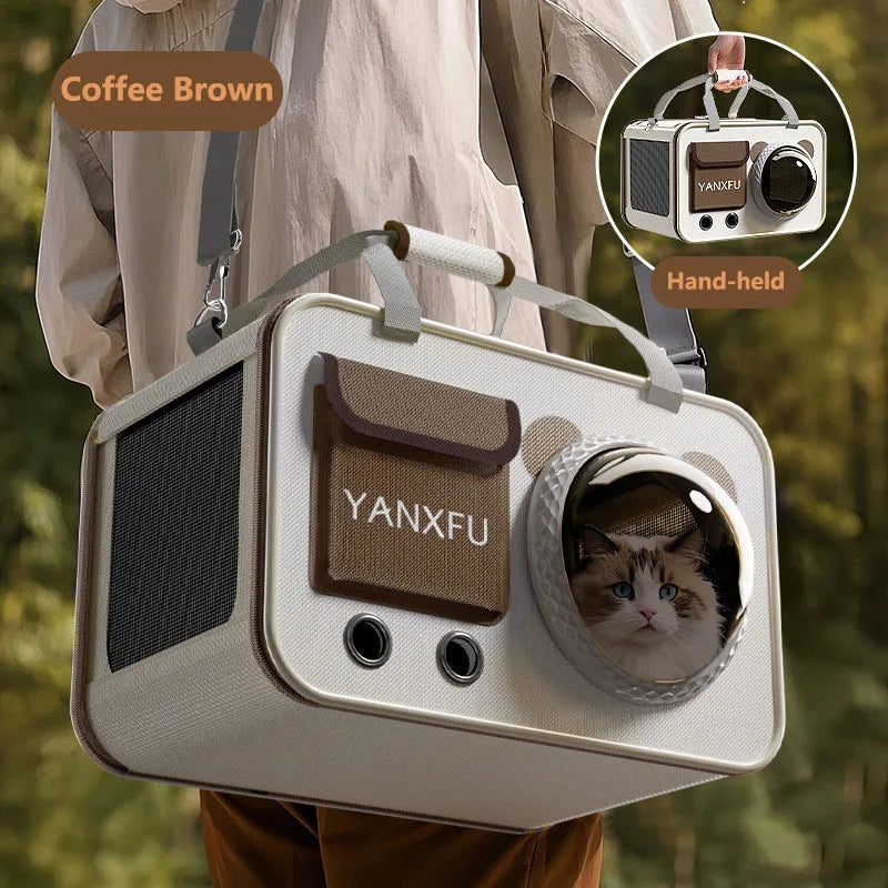 Cat Backpack Carrier with Bubble Window