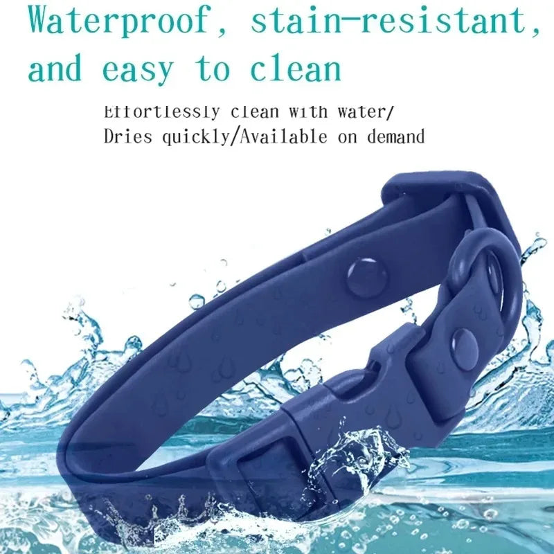 Macaron Color Waterproof Dog Collar