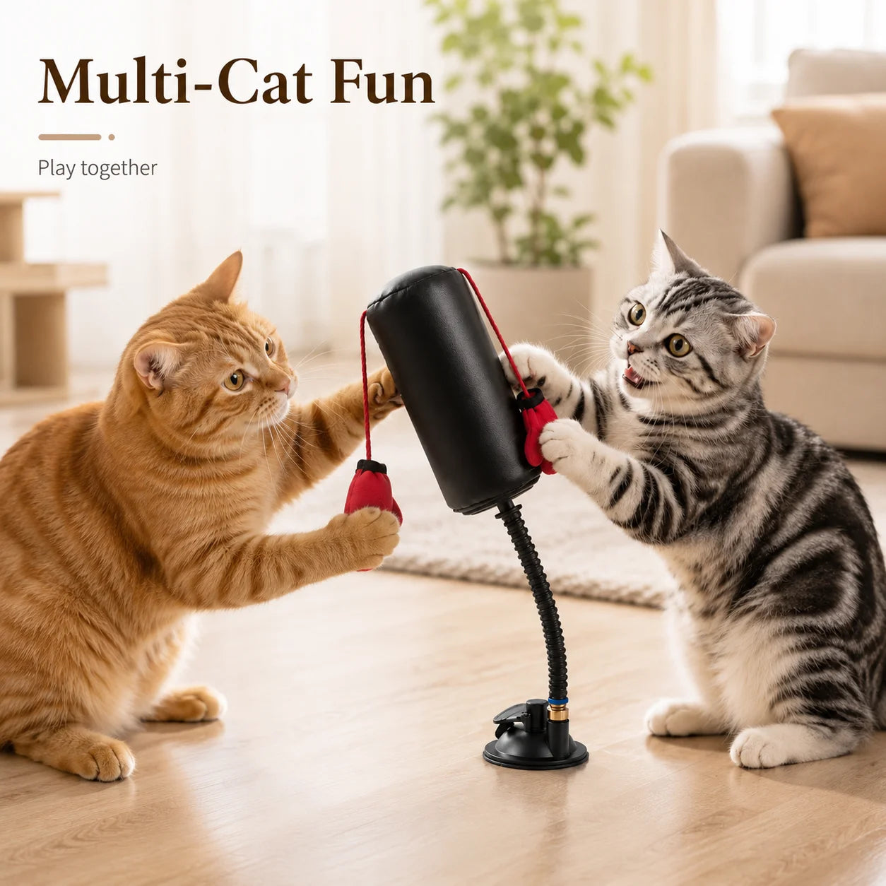 Interactive Cat Boxing Toy