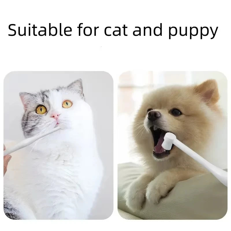 Round Head Pet Toothbrush