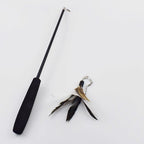 Telescopic Feather Cat Teaser Wand