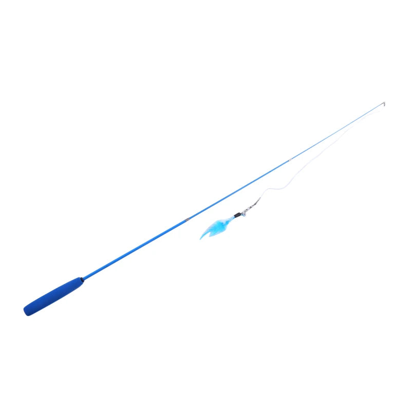 Telescopic Feather Cat Teaser Wand