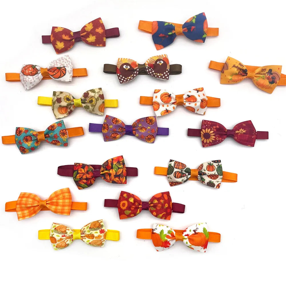 Turkey Bow Tie Pet Accessory (50pk)