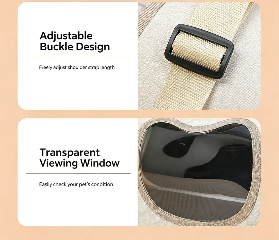 Foldable Pet Travel Carrier Bag