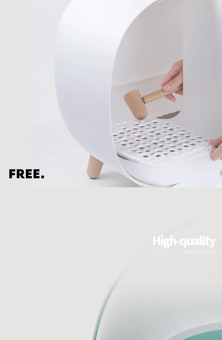 Fully Enclosed Self-Cleaning Litter Box
