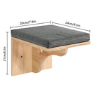 Wall-Mounted Cat Ledge & Steps