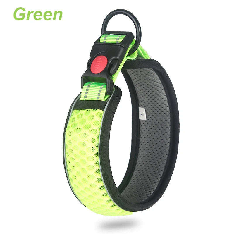 Reflective Padded Dog Collar