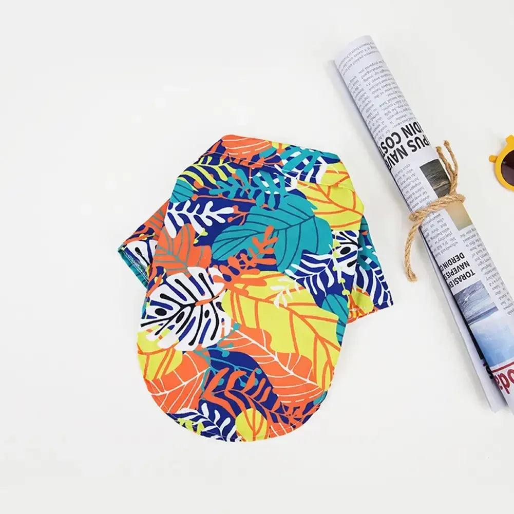 Hawaiian Style Summer Pet Shirt