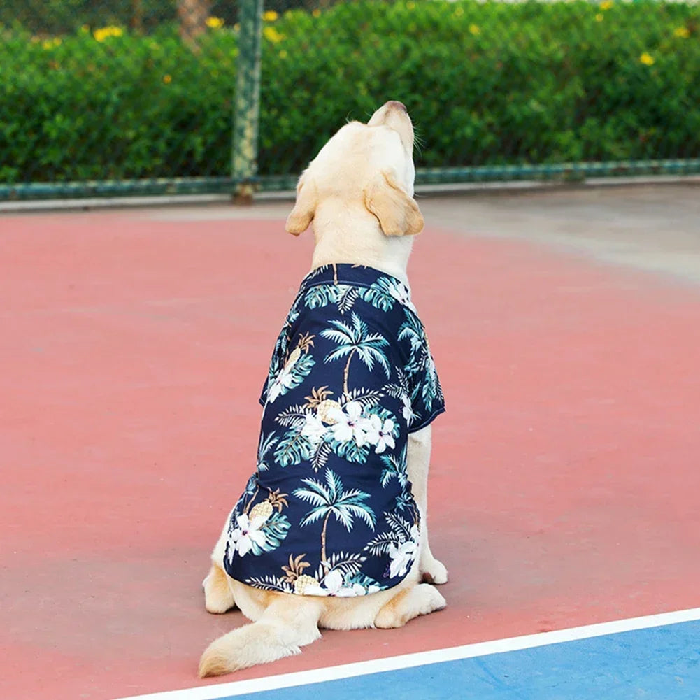Hawaiian Style Summer Pet Shirt