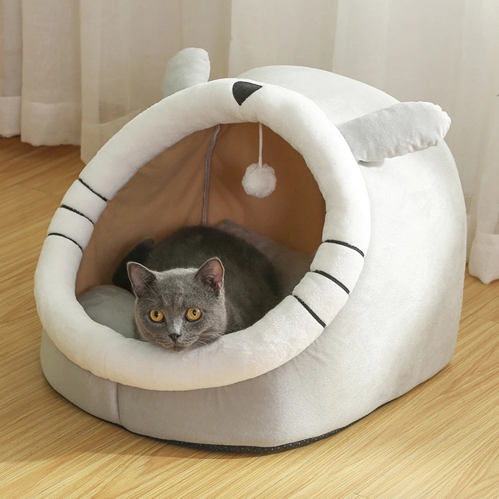 Cozy Cat & Small Dog Bed Basket