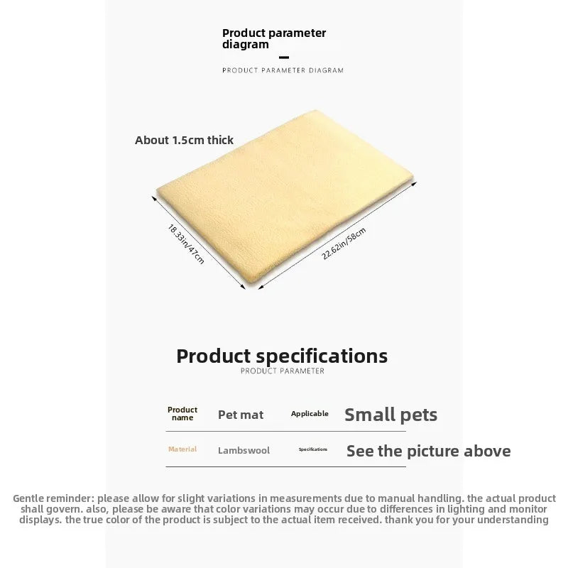Self-Warming Thermal Pet Mat
