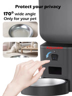 Smart WiFi Cat Feeder with Camera