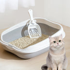 Portable Semi-Enclosed Cat Litter Box