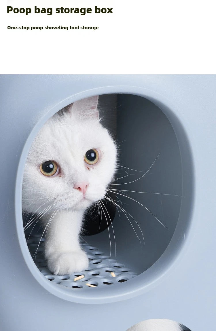 Fully Enclosed Self-Cleaning Litter Box