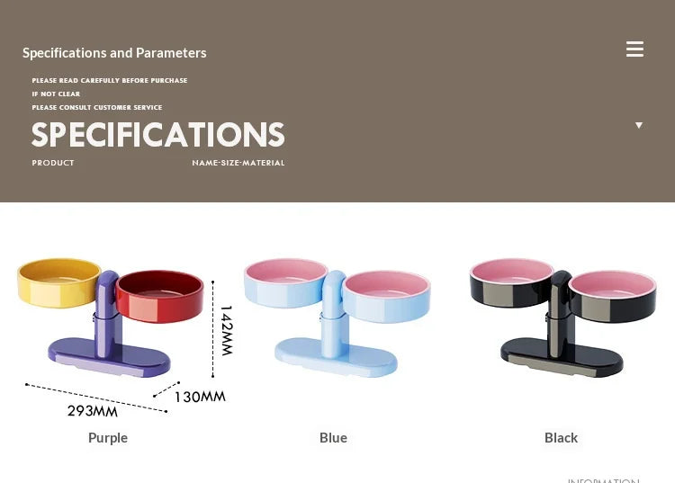 Tip-Over Resistant Pet Bowl