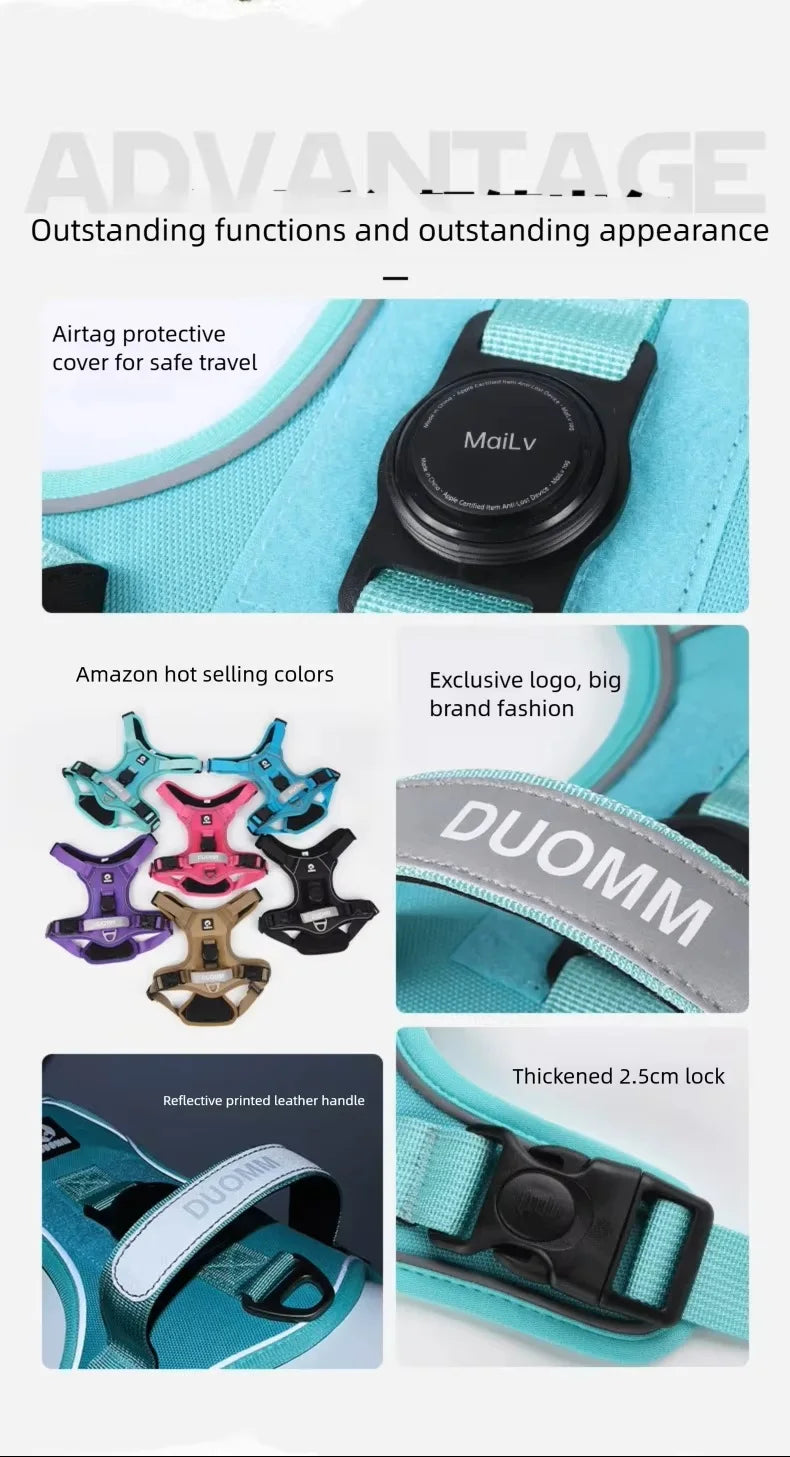 Anti-Pull Reflective Dog Harness