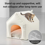 Heated Winter Cat Nest Tent