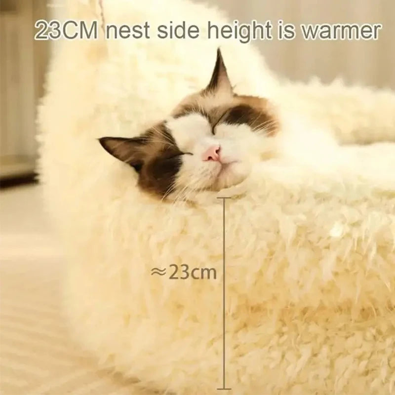 Winter Warm Pet House Bed