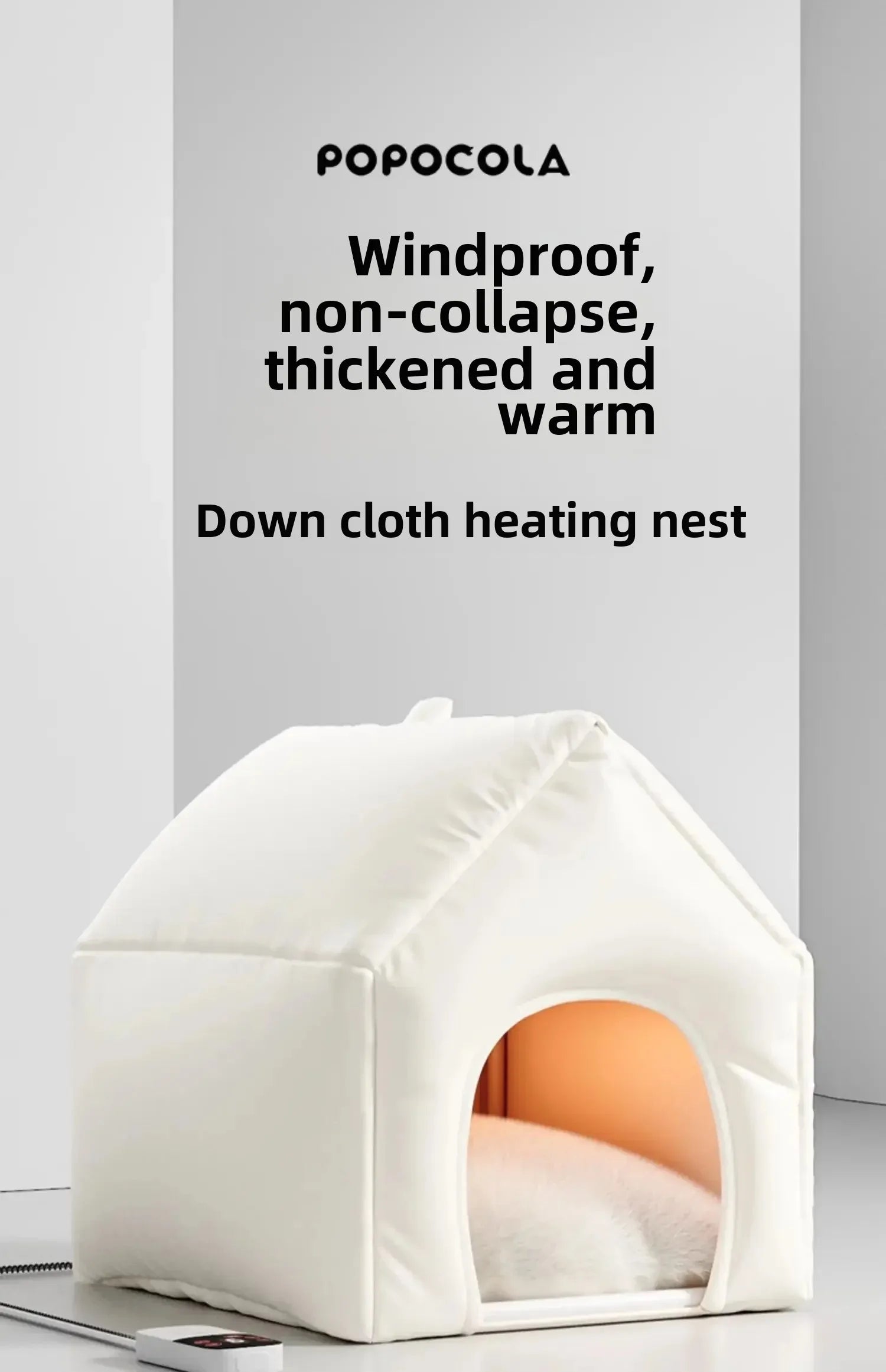 Heated Winter Cat Nest Tent