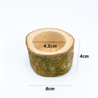 Wooden Hamster Food Bowl & Gnaw Toy