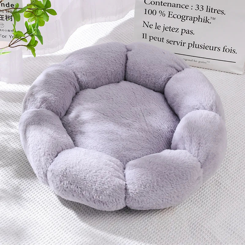 Flower Shape Soft Pet Bed