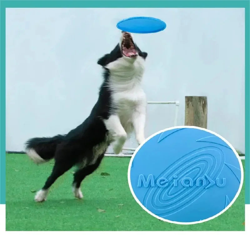 Silicone Flying Disk Dog Toy