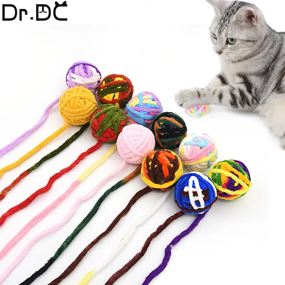Wool Fidget Ball Cat Toy