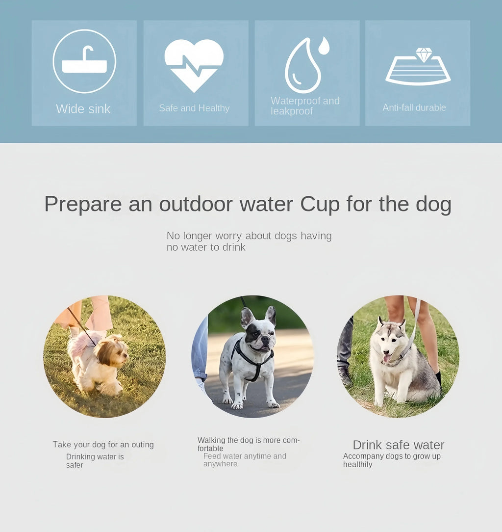 Portable Pet Food & Water Container