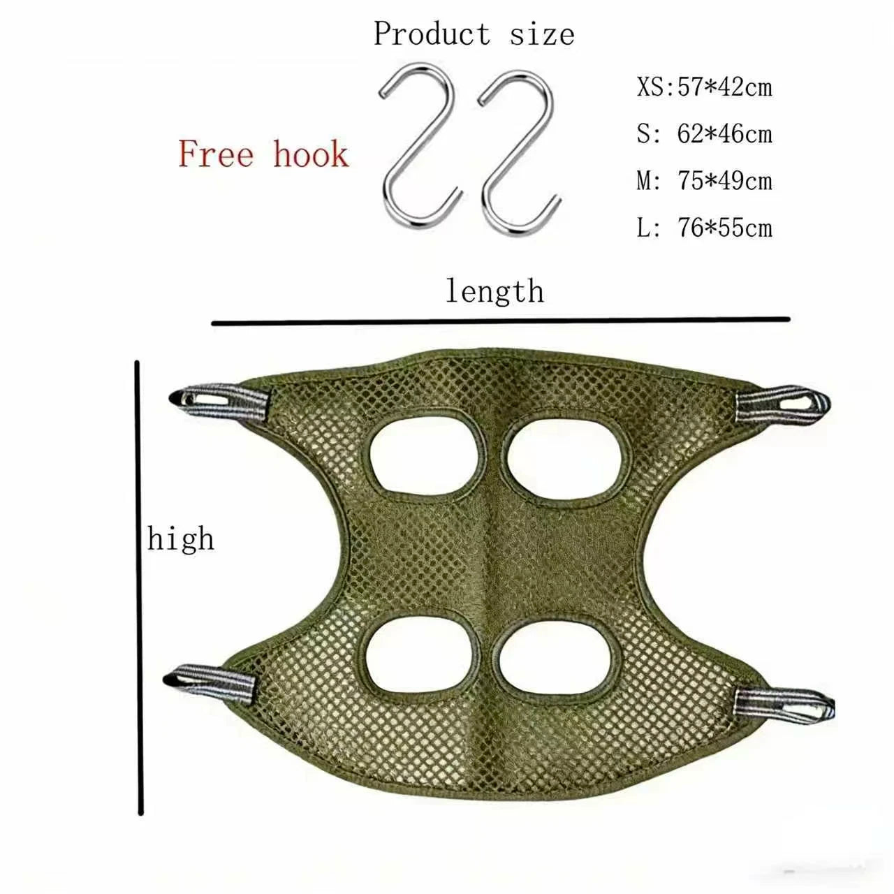 Pet Grooming Restraint Hammock