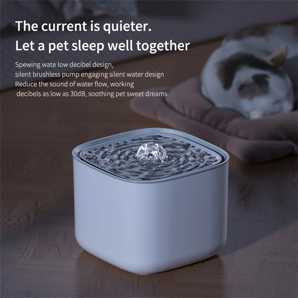 3L Auto-Circulating Cat Water Fountain