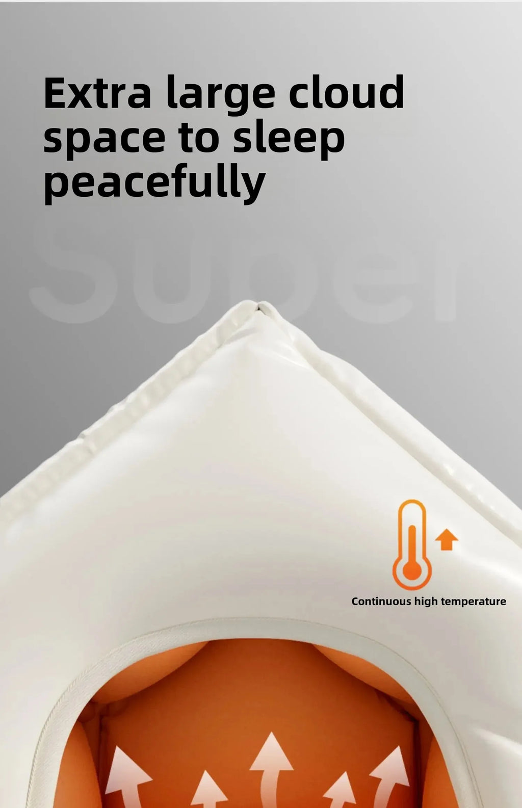Heated Winter Cat Nest Tent