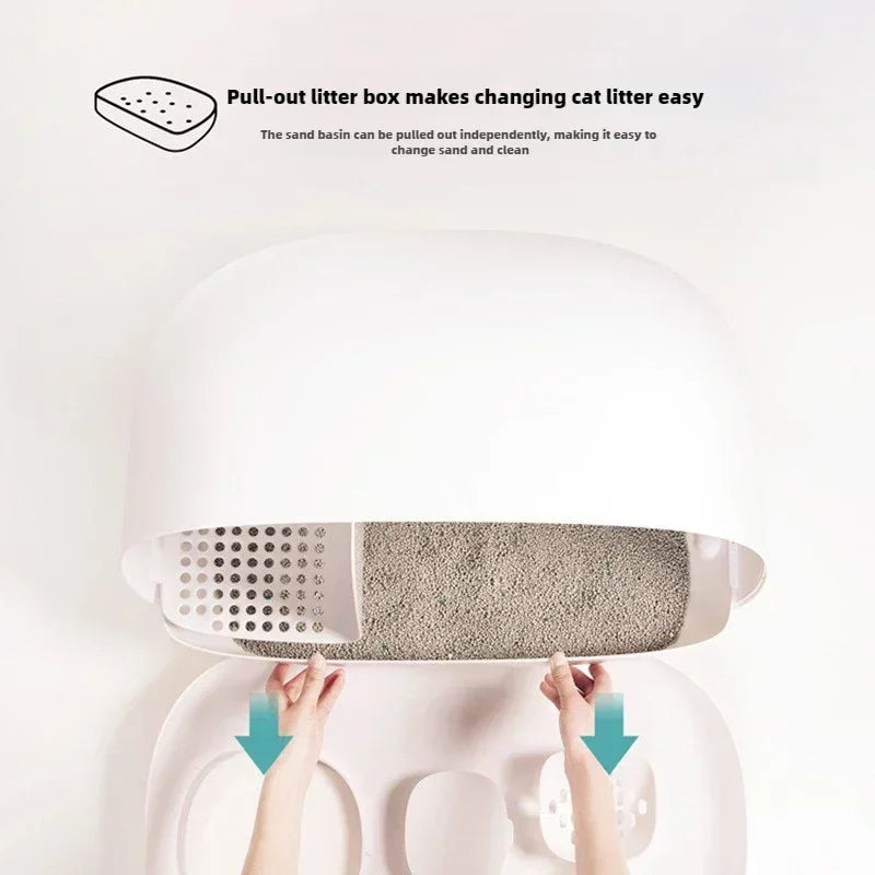 Fully Enclosed Self-Cleaning Litter Box
