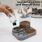 2-in-1 Automatic Pet Feeder & Fountain