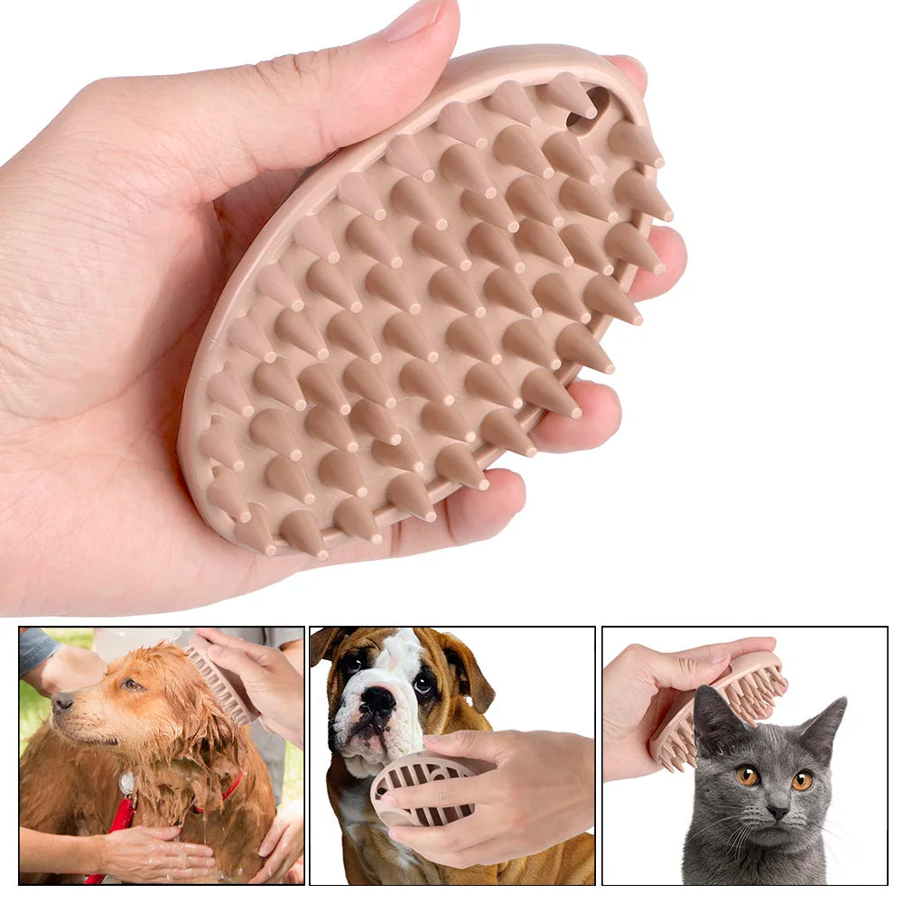 Silicone Pet Massage & Wash Brush