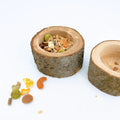 Wooden Hamster Food Bowl & Gnaw Toy