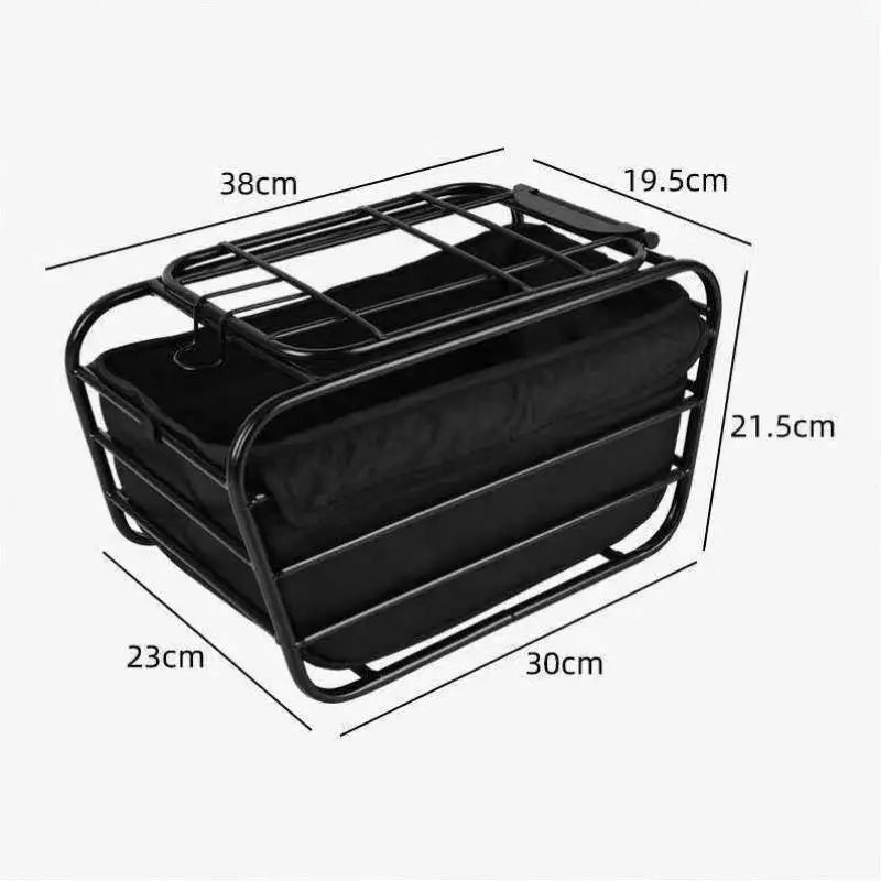 2-in-1 Dog Bike Basket Carrier