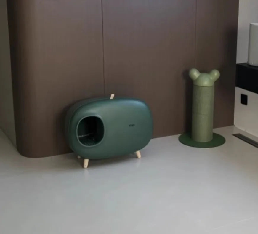 Fully Enclosed Self-Cleaning Litter Box