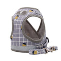 Plaid Small Dog Harness & Leash