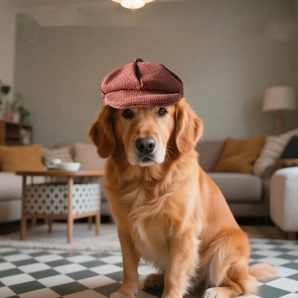 Retro Beret Pet Hat