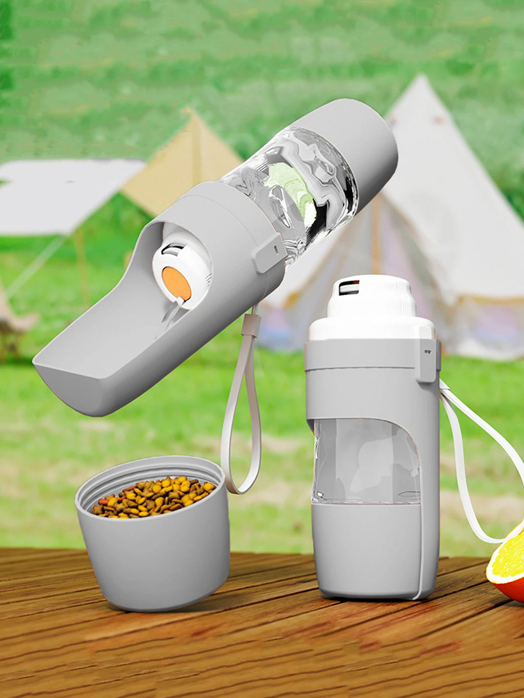2-in-1 Dog Travel Water Bottle