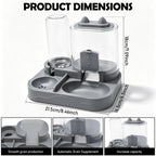 2-in-1 Automatic Pet Feeder & Fountain