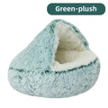 Plush Semi-Enclosed Cat Nest