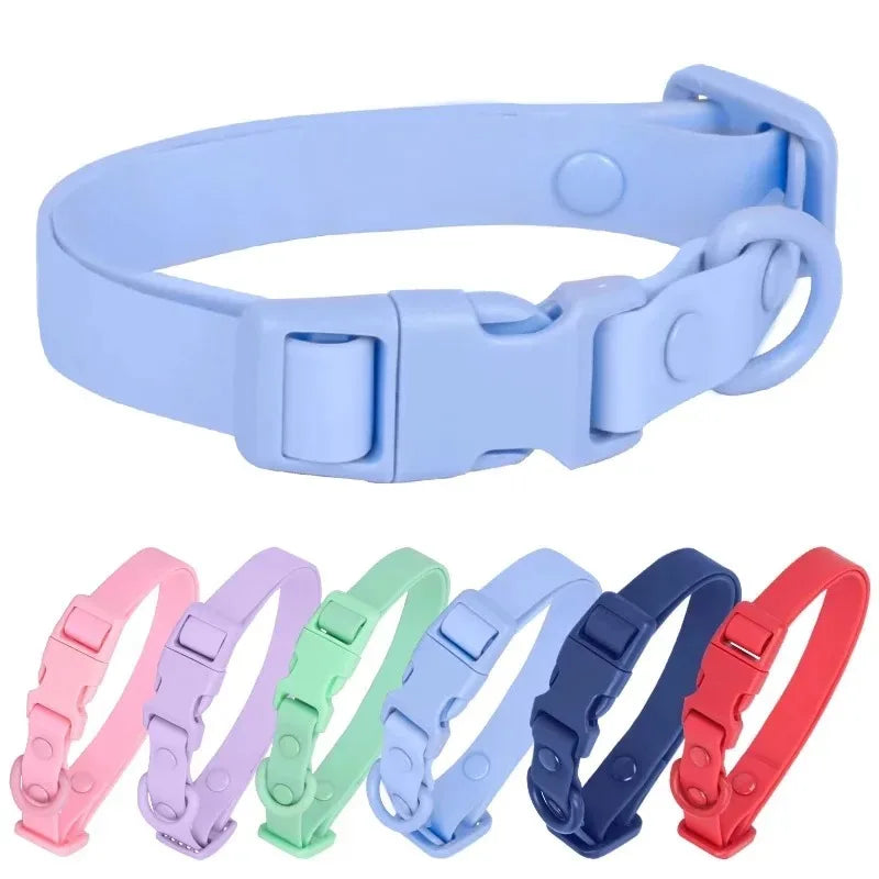 Macaron Color Waterproof Dog Collar